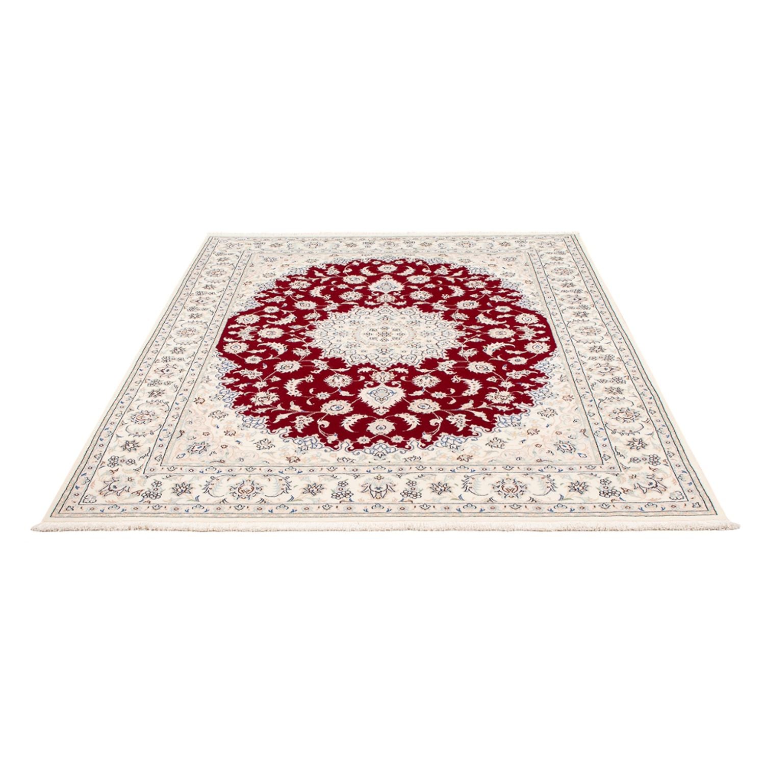 Tapis persan - Nain - Premium - 200 x 150 cm - rouge