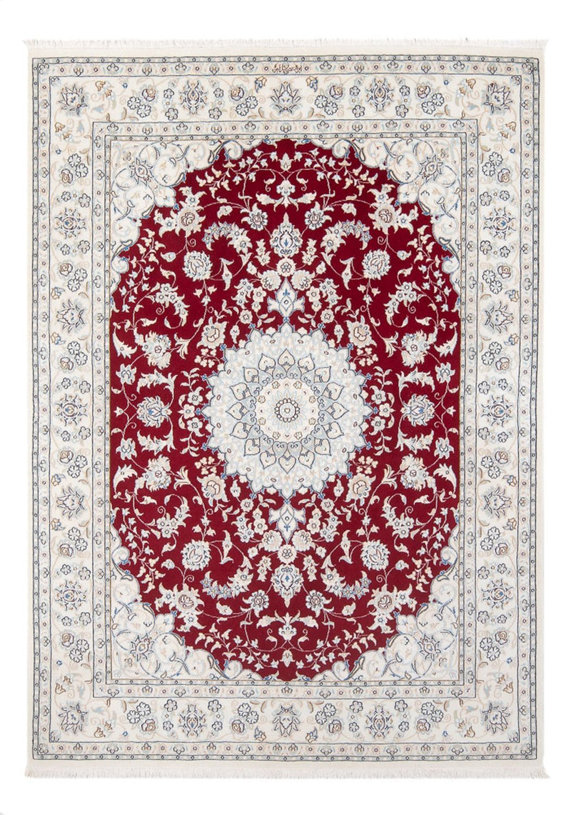 Tapis persan - Nain - Premium - 205 x 148 cm - rouge