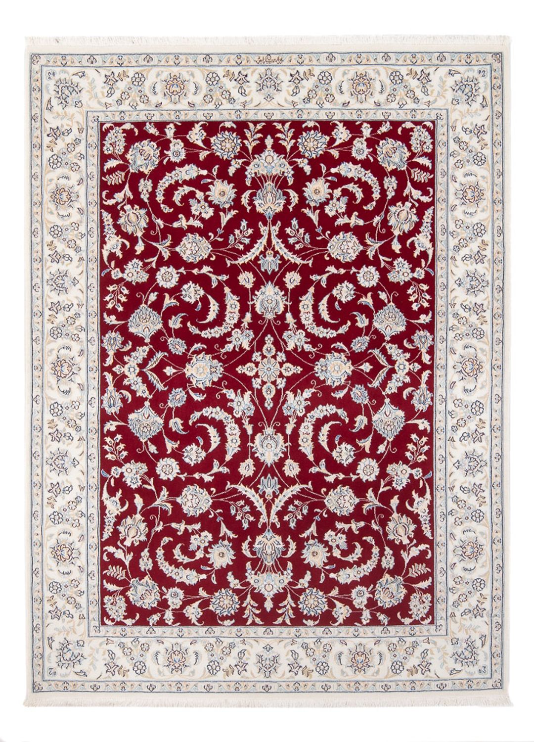 Tapis persan - Nain - Premium - 202 x 150 cm - rouge