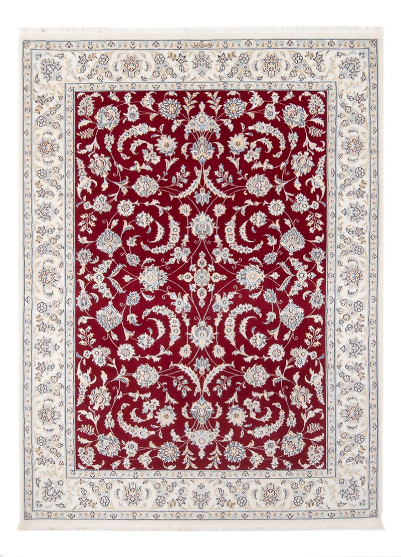 Tapis persan - Nain - Premium - 202 x 150 cm - rouge