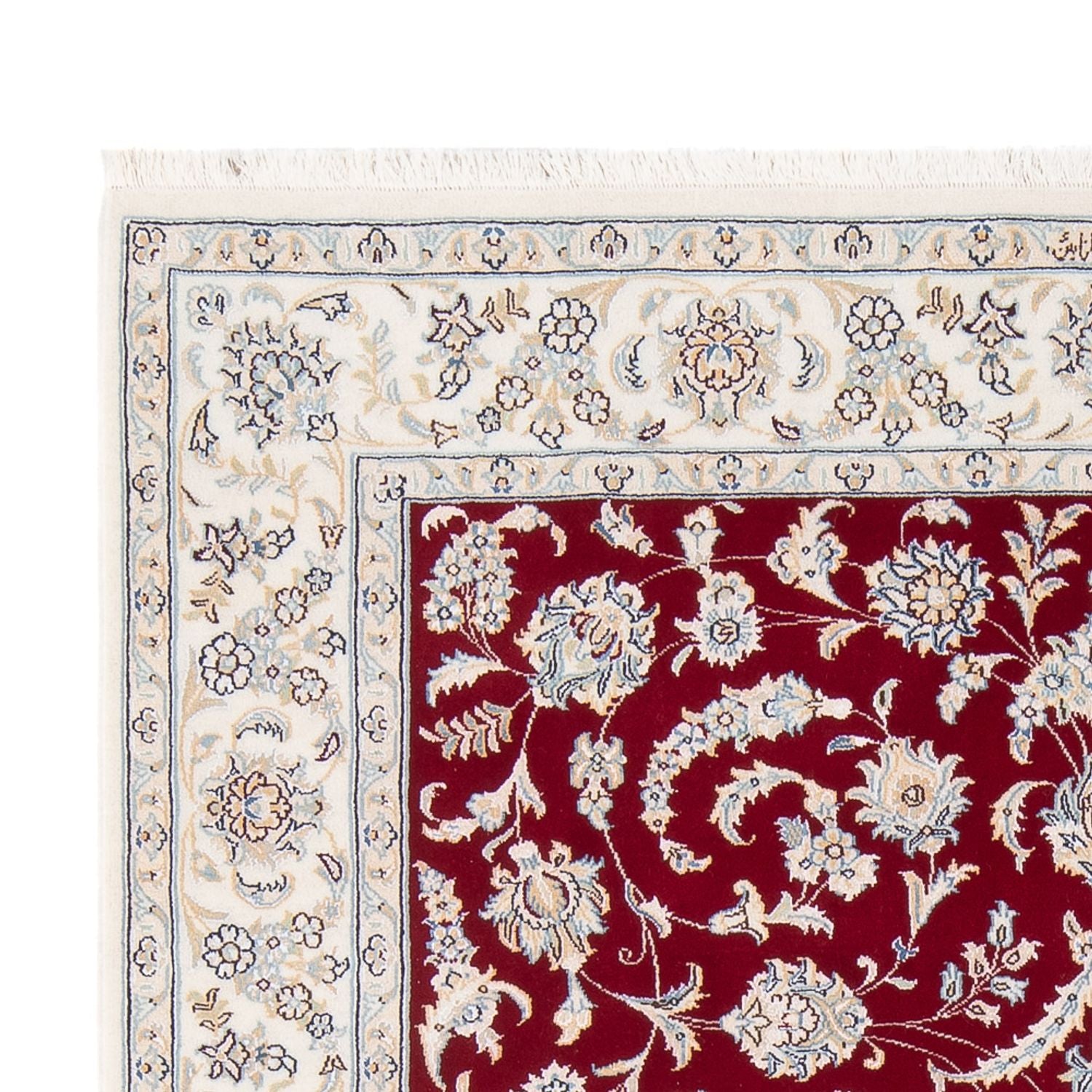 Tapis persan - Nain - Premium - 202 x 150 cm - rouge
