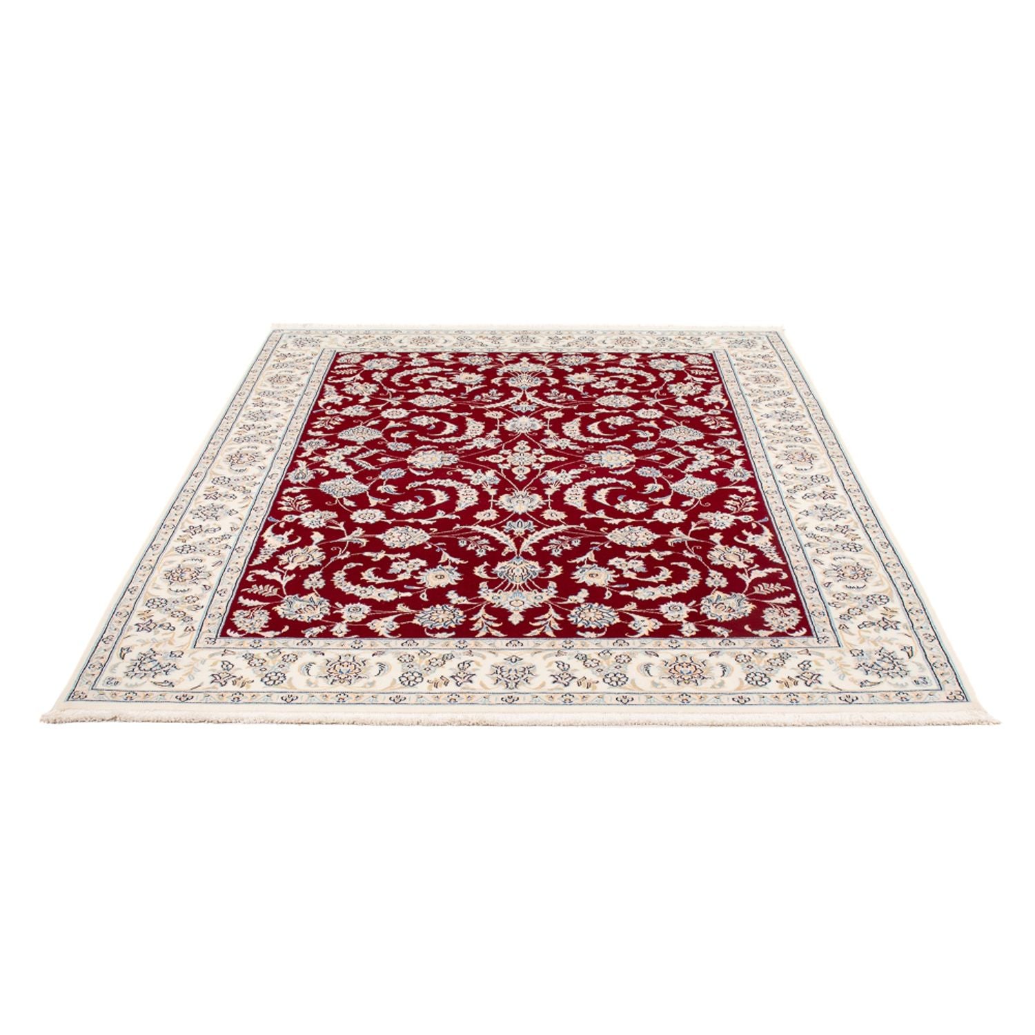 Tapis persan - Nain - Premium - 202 x 150 cm - rouge