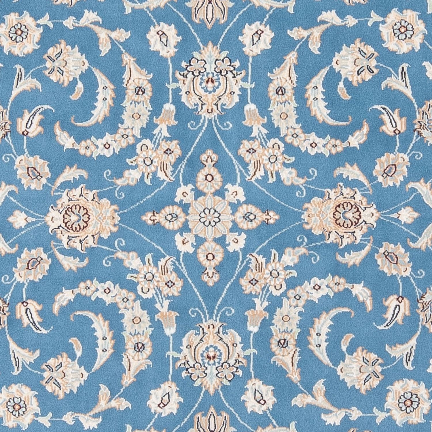 Tapis persan - Nain - Premium - 200 x 147 cm - bleu