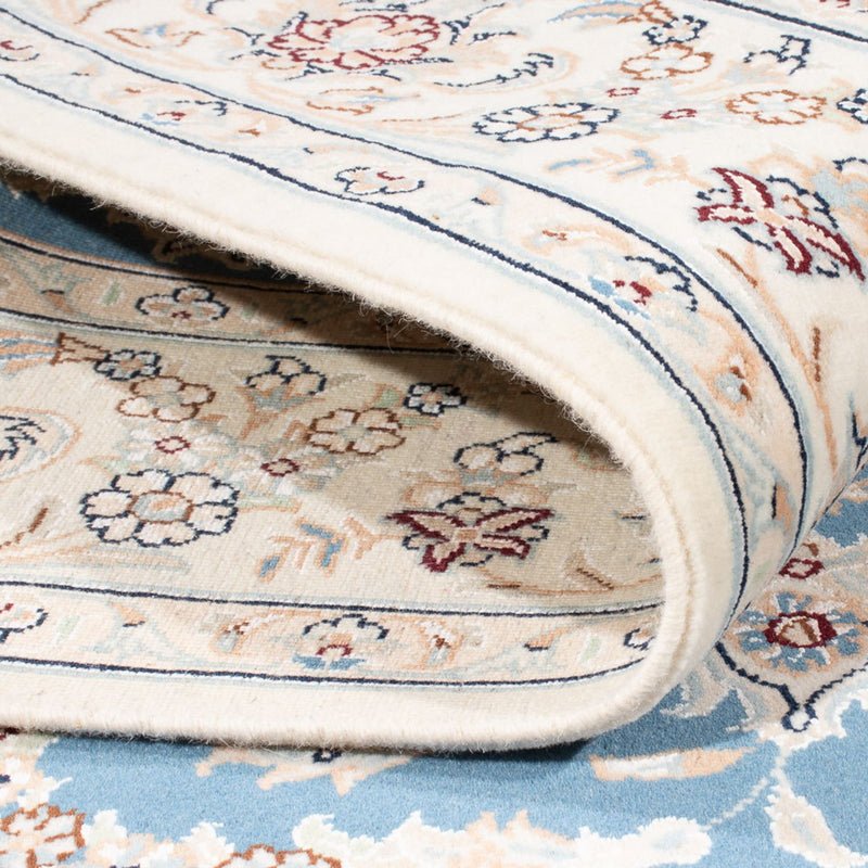 Tapis persan - Nain - Premium - 200 x 147 cm - bleu