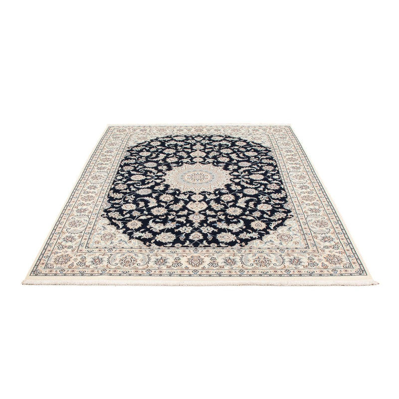 Perserteppich - Nain - Premium - 202 x 150 cm - dunkelblau