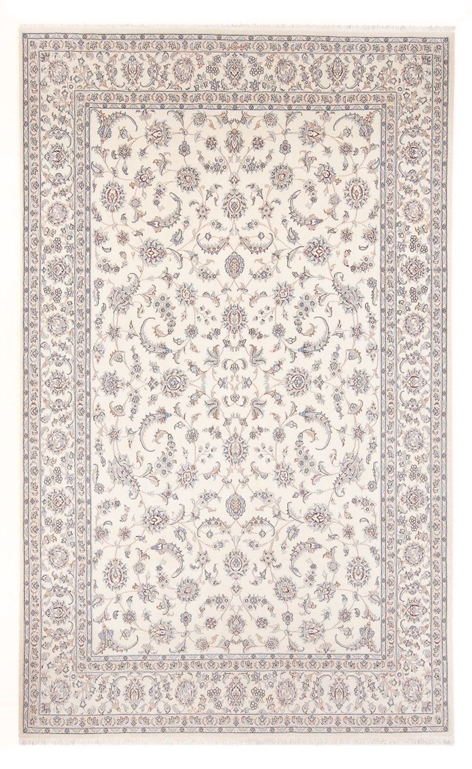 Tapis persan - Nain - Premium - 294 x 200 cm - crème
