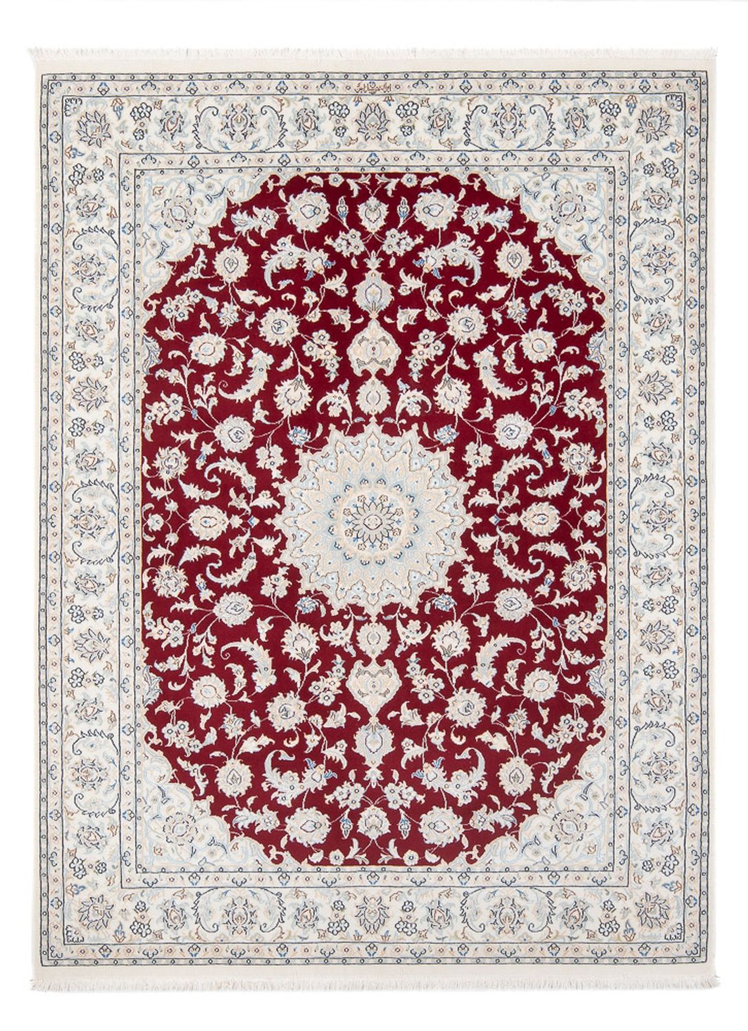 Perserteppich - Nain - Premium - 200 x 150 cm - rot