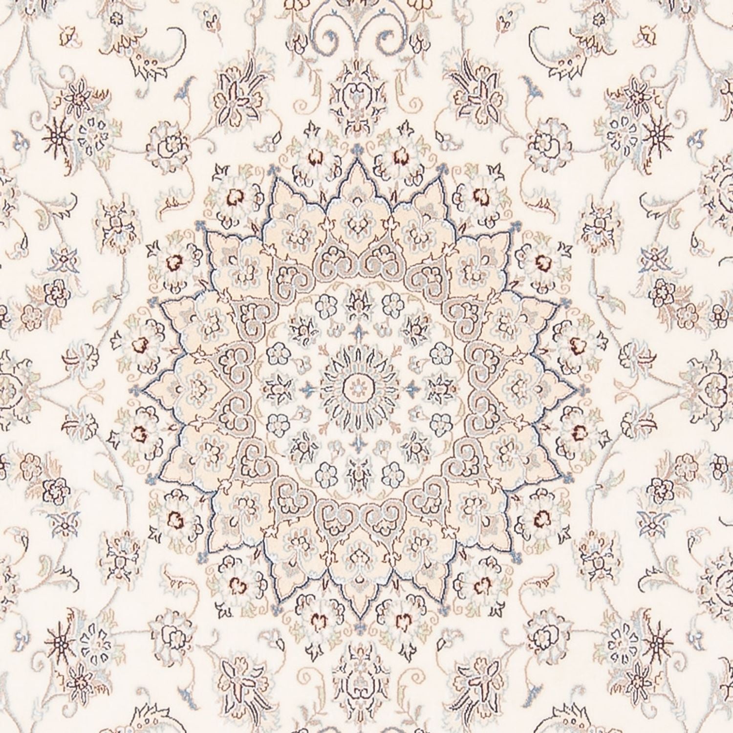 Tapis persan - Nain - Premium - 307 x 200 cm - crème