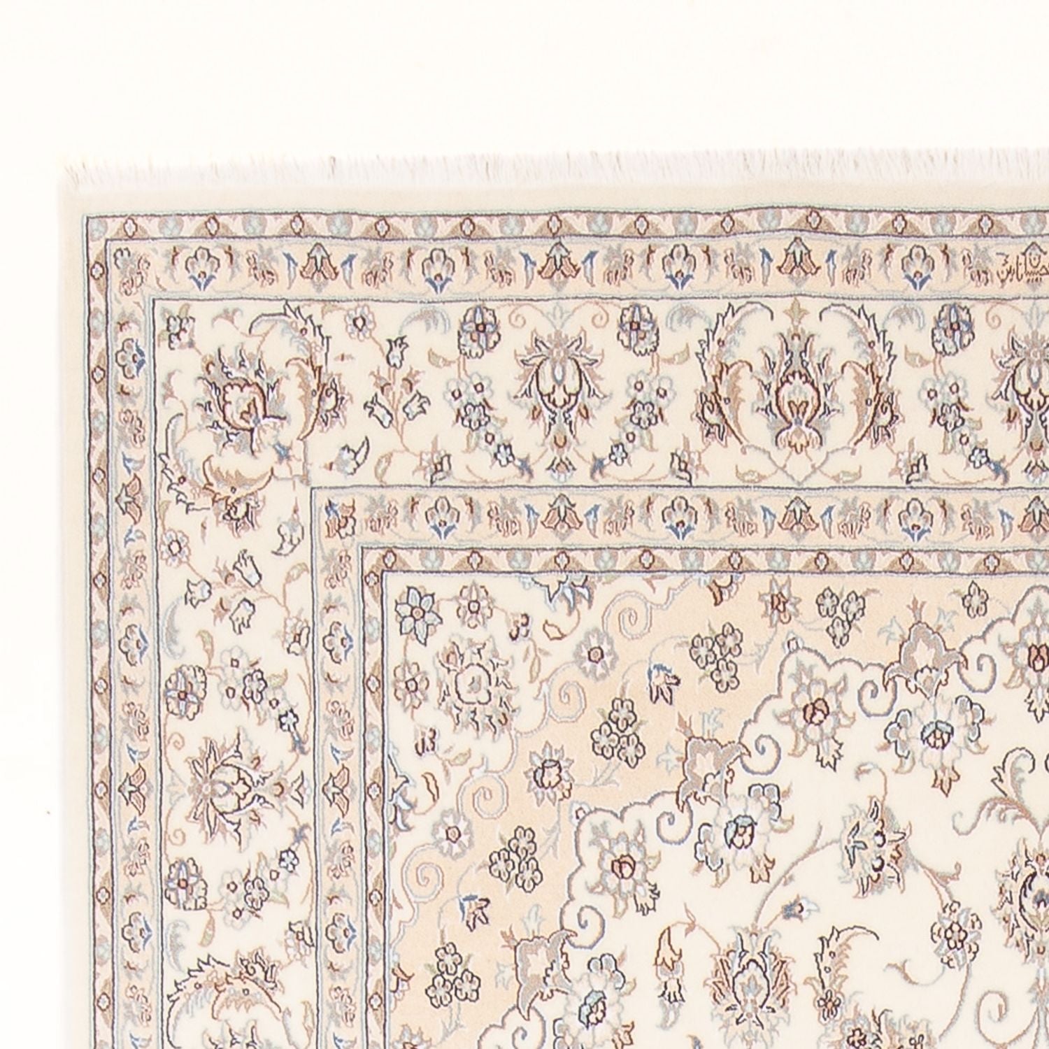 Tapis persan - Nain - Premium - 307 x 200 cm - crème
