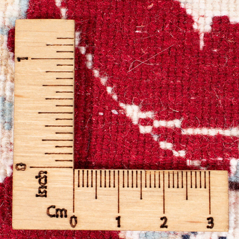 Tapis de couloir Tapis persan - Nain - Premium - 350 x 86 cm - rouge