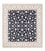 Tapis persan - Nain carré  - 213 x 200 cm - bleu foncé