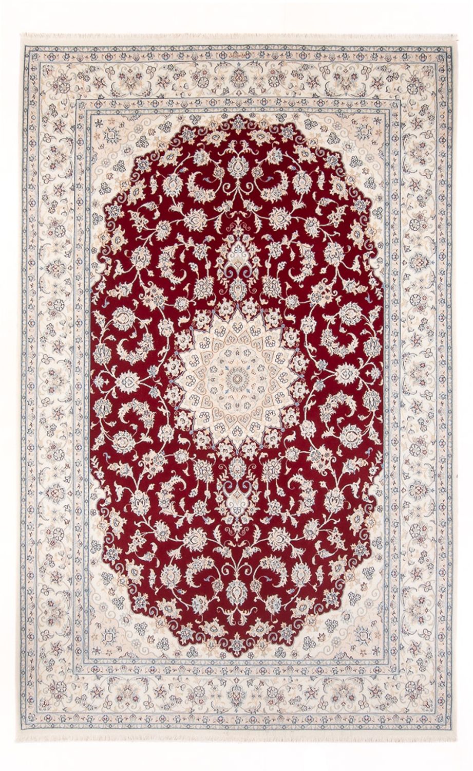 Tapis persan - Nain - Premium - 300 x 200 cm - rouge