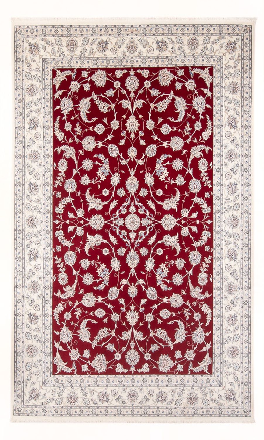 Tapis persan - Nain - Premium - 302 x 198 cm - rouge
