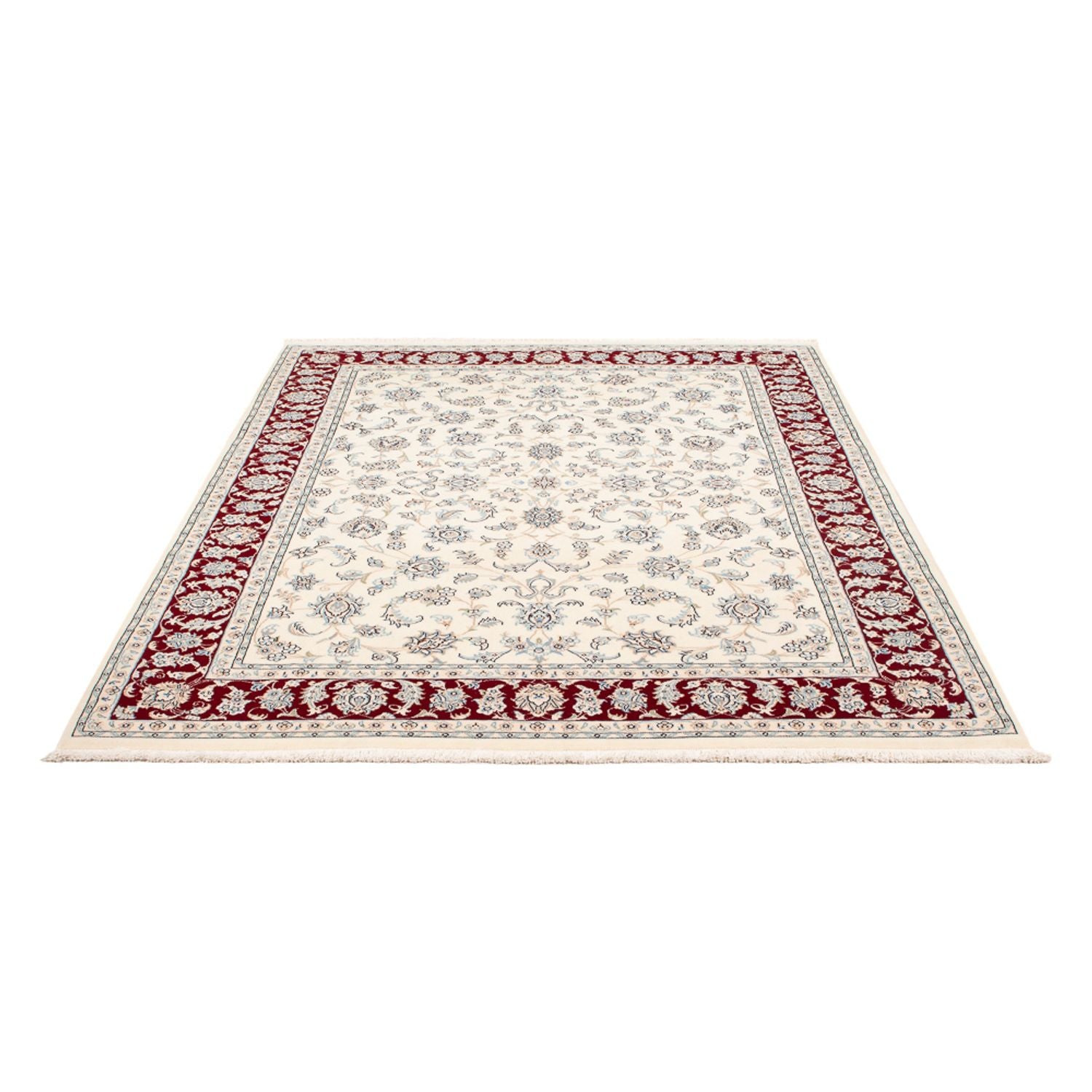 Perserteppich - Nain - Premium - 198 x 150 cm - creme