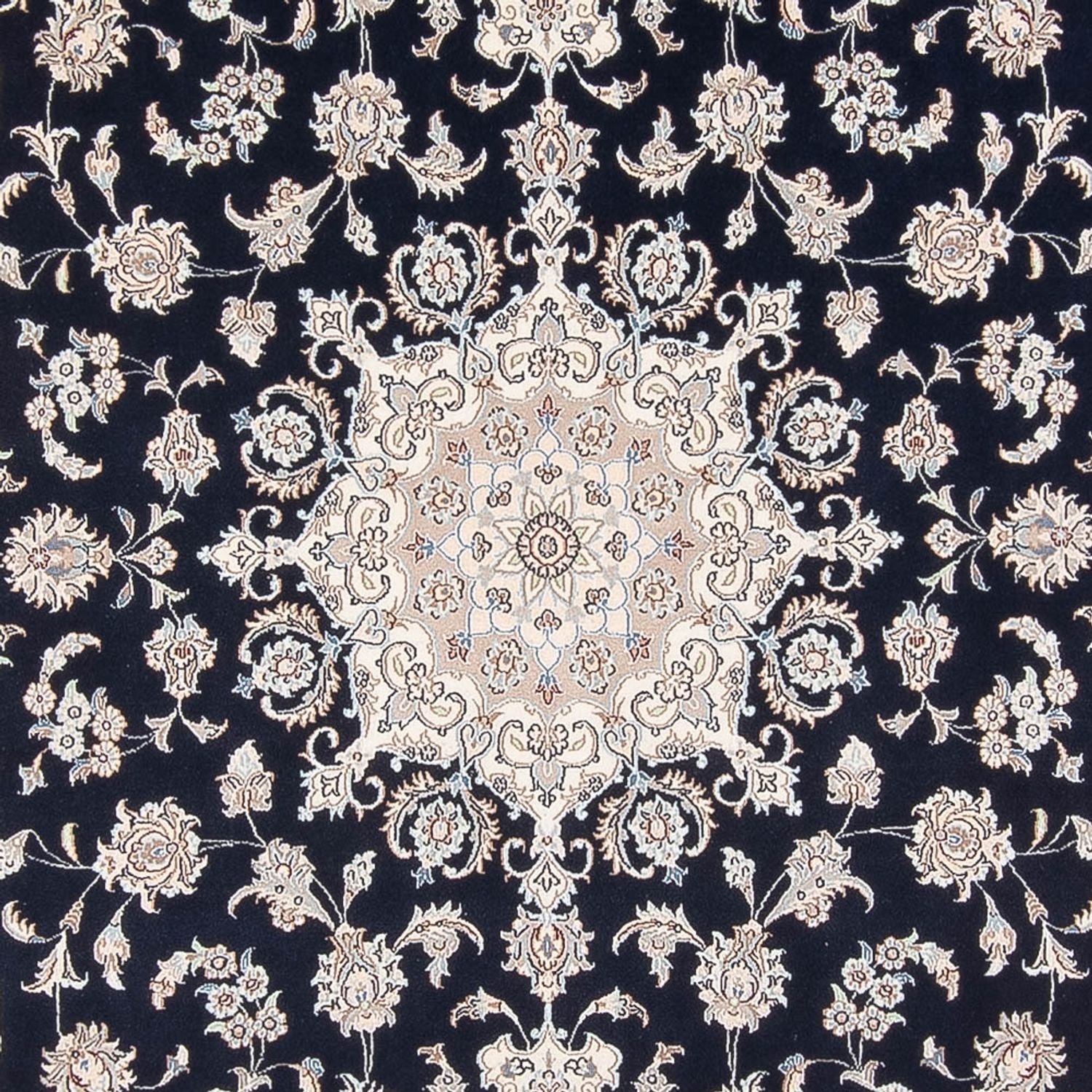 Perserteppich - Nain - Premium - 298 x 200 cm - dunkelblau