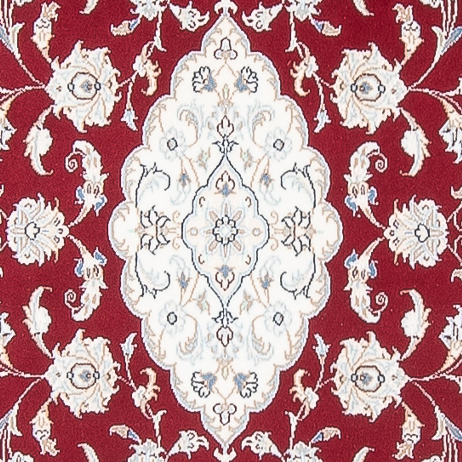 Tapis de couloir Tapis persan - Nain - Premium - 355 x 87 cm - rouge