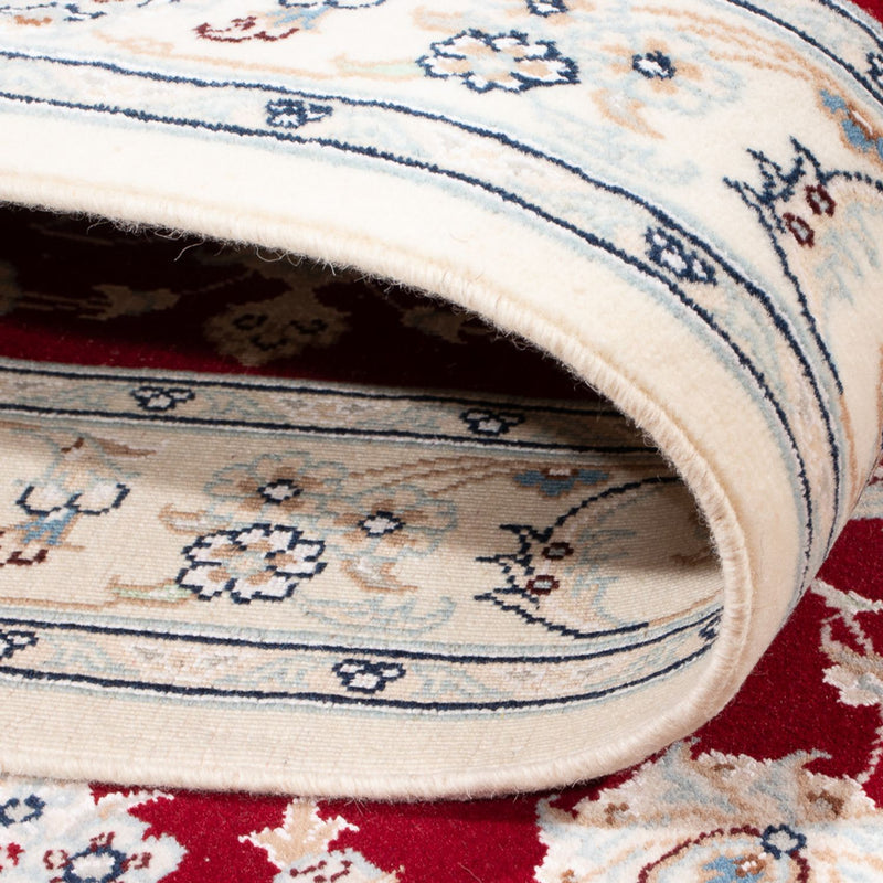 Tapis de couloir Tapis persan - Nain - Premium - 355 x 87 cm - rouge