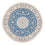 Tapis persan - Nain - Premium ronde  - 152 x 150 cm - bleu