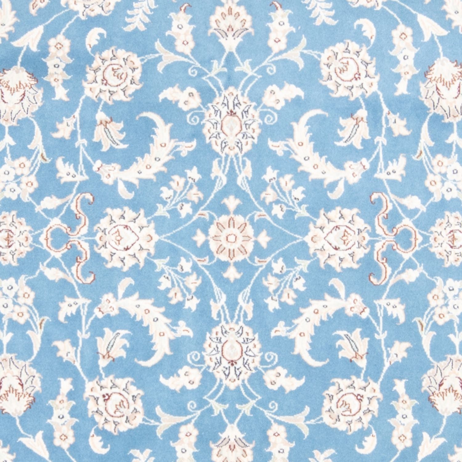 Tapis persan - Nain - Royal - 202 x 148 cm - bleu clair