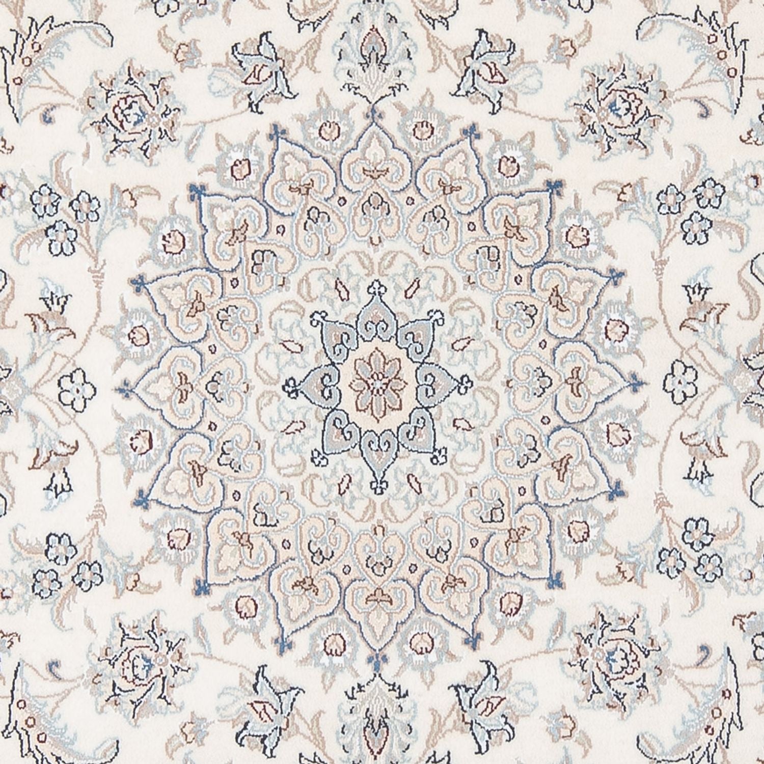 Tapis persan - Nain - Premium - 206 x 150 cm - crème