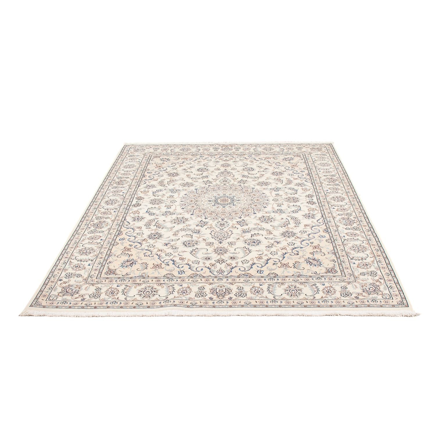 Tapis persan - Nain - Premium - 206 x 150 cm - crème
