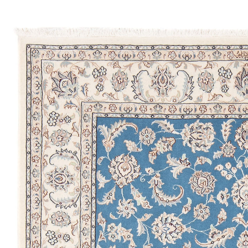 Perserteppich - Nain - Premium - 199 x 149 cm - blau