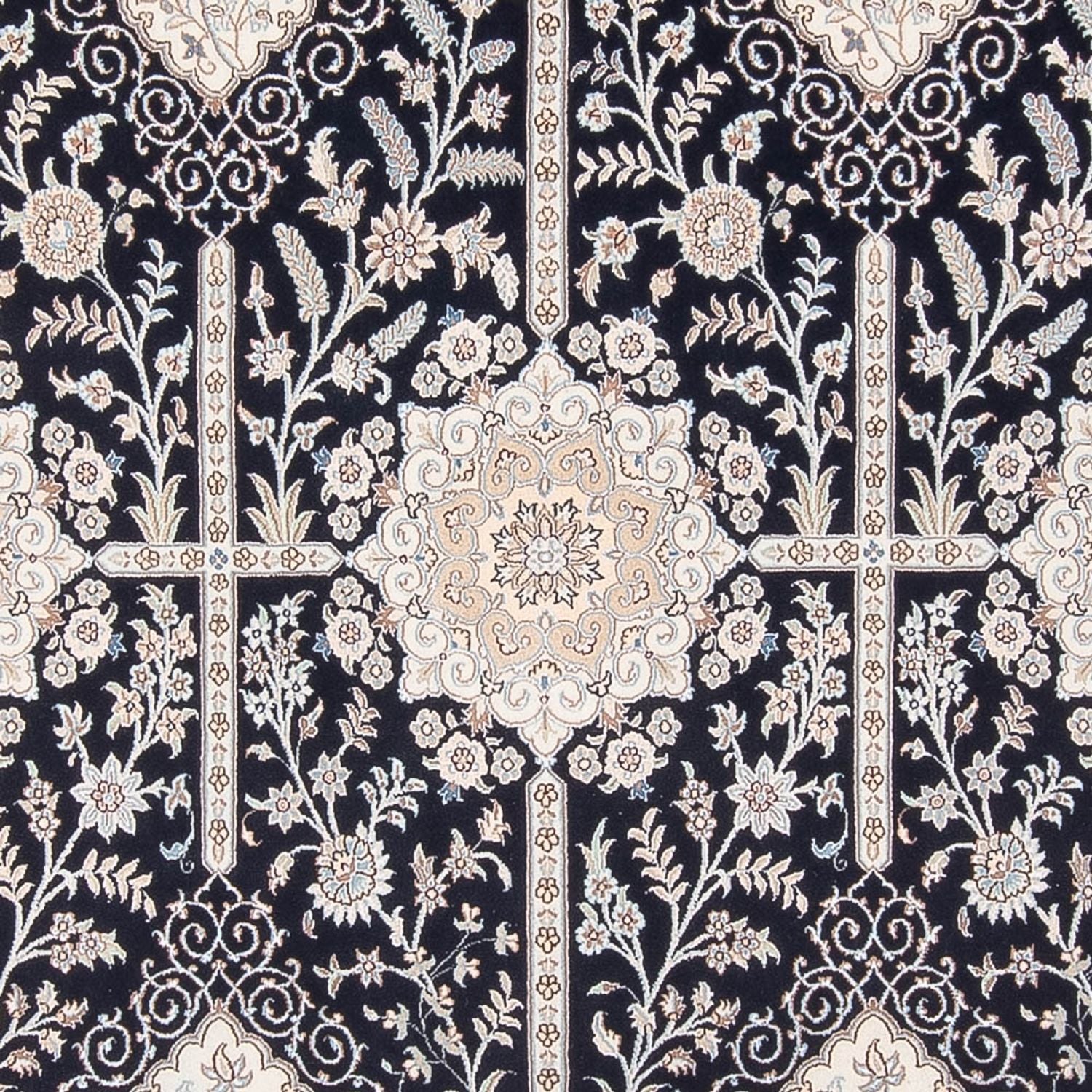 Perserteppich - Nain - Premium - 294 x 196 cm - dunkelblau