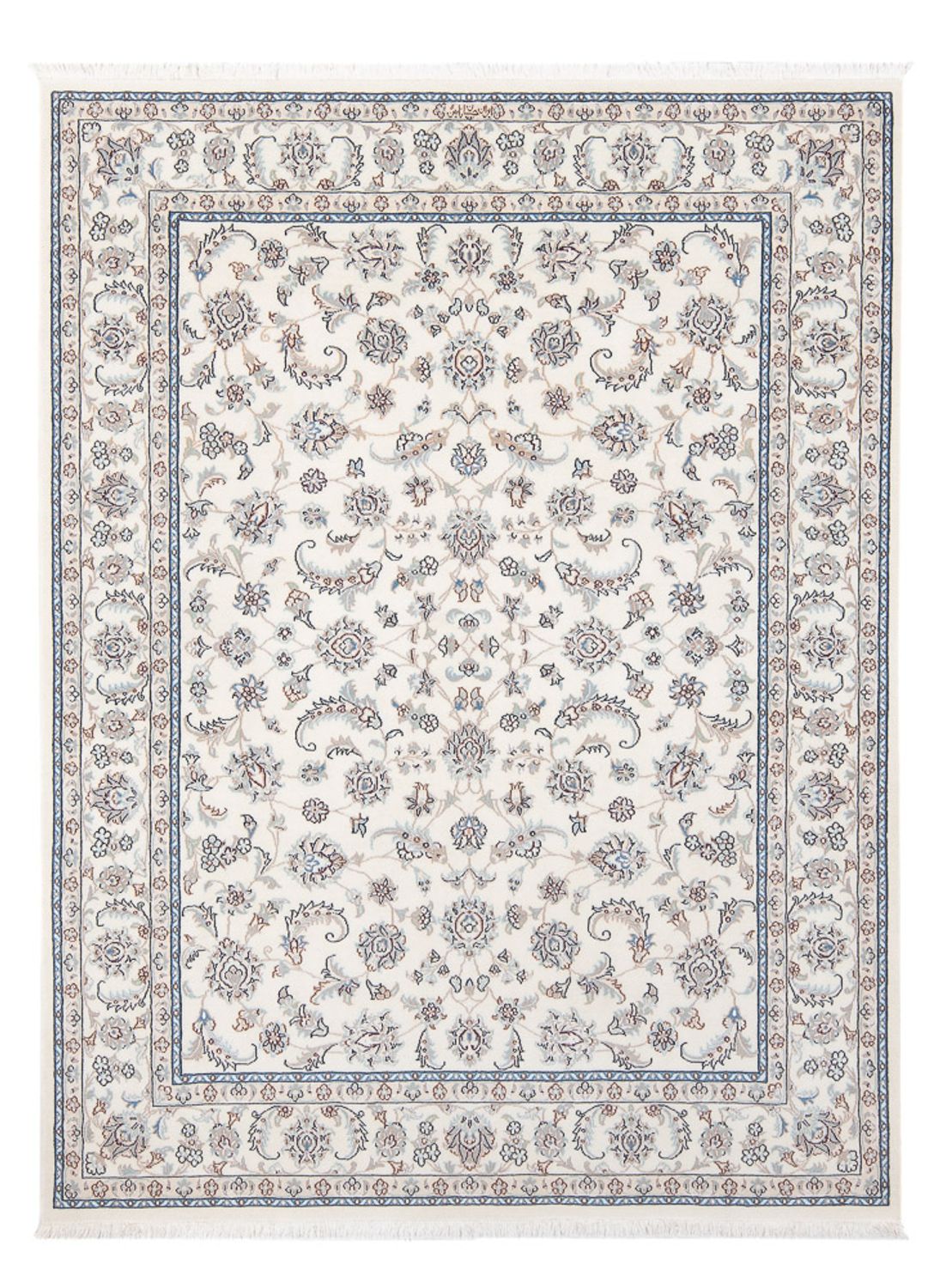 Tapis persan - Nain - Premium - 197 x 148 cm - crème