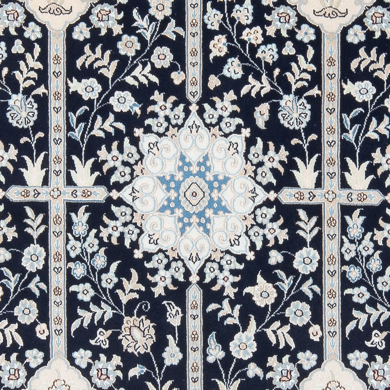 Tapis persan - Nain - Premium - 205 x 150 cm - bleu foncé