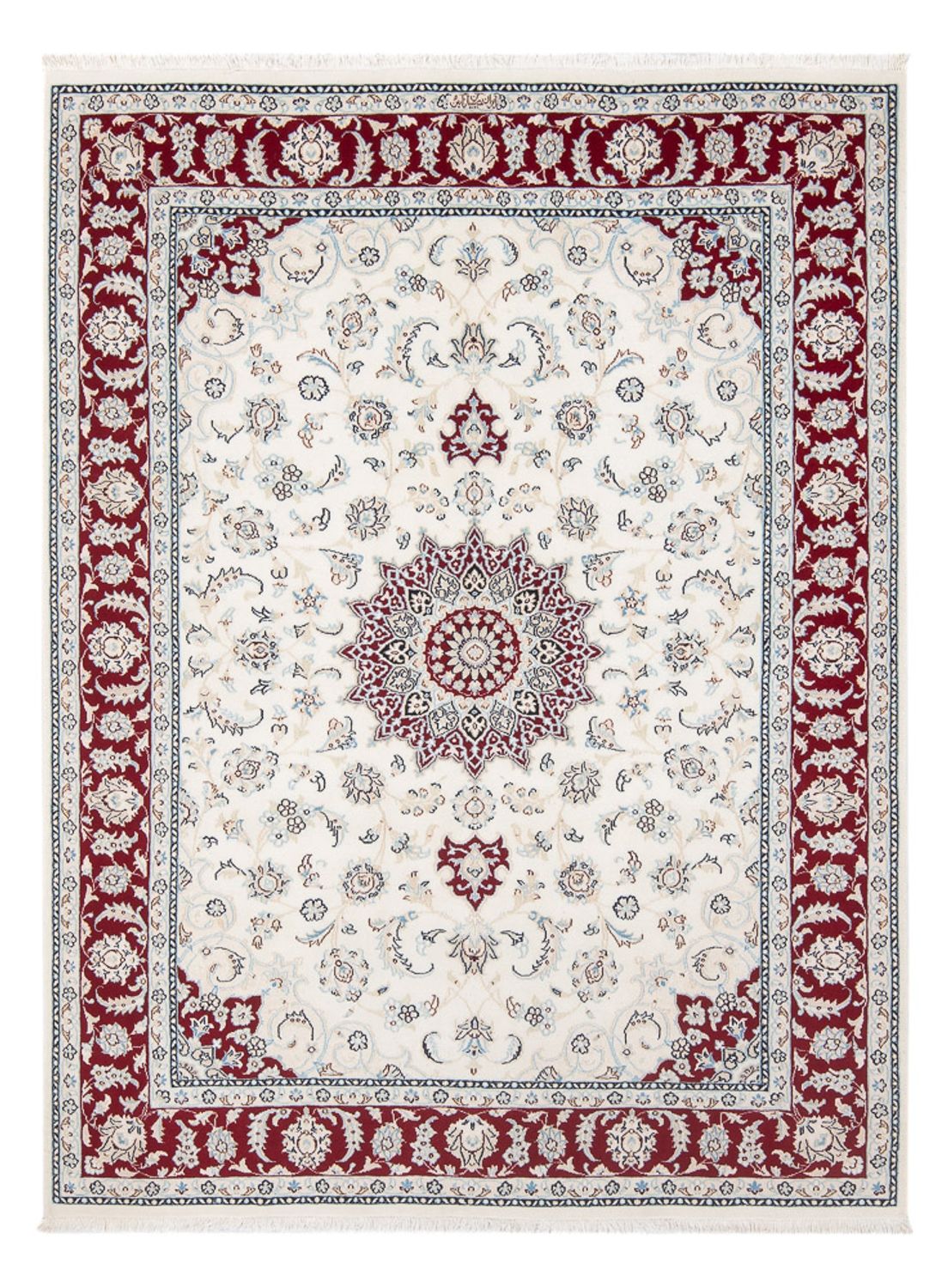 Perserteppich - Nain - Premium - 193 x 150 cm - creme