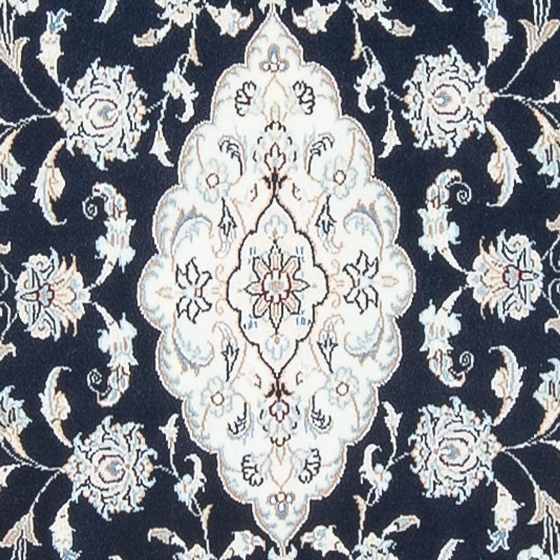 Tapis de couloir Tapis persan - Nain - Premium - 353 x 85 cm - bleu foncé