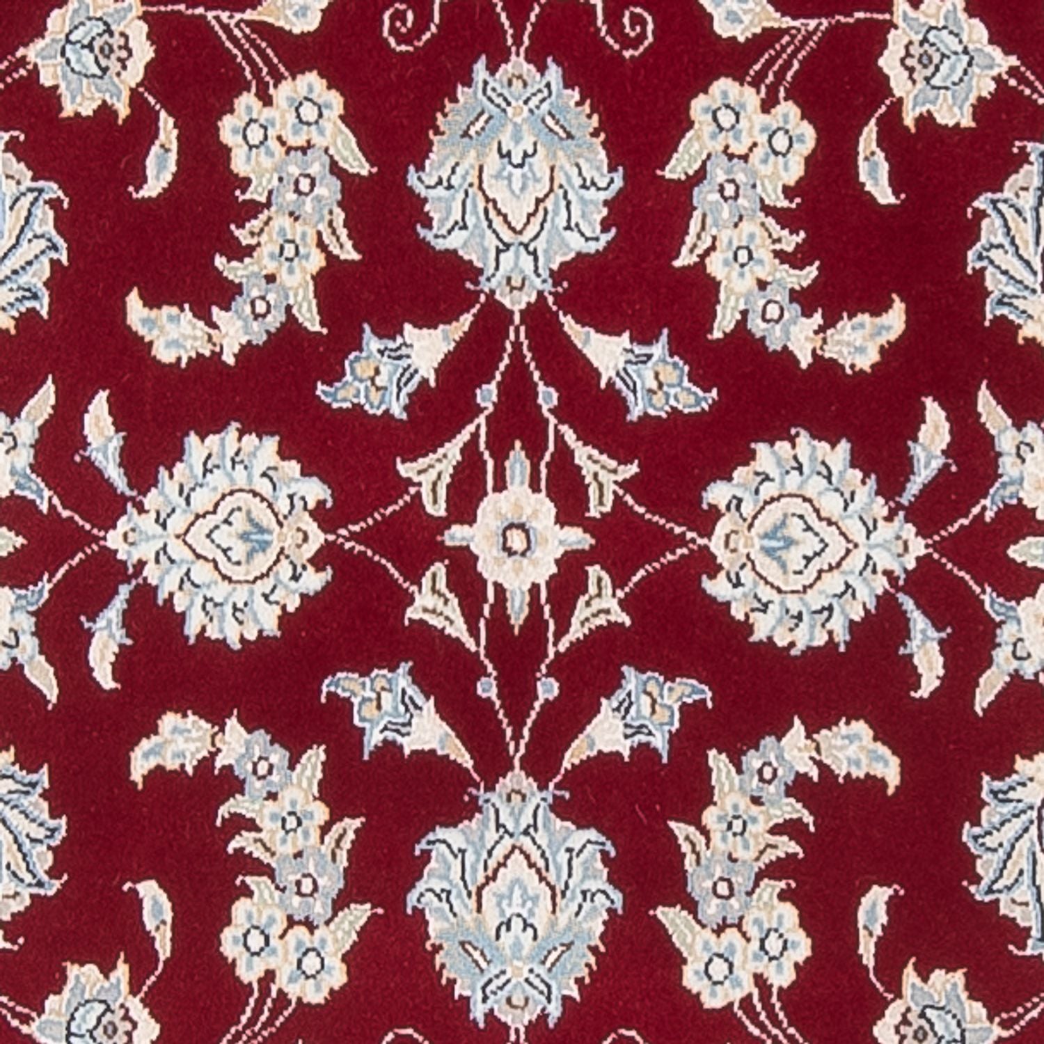 Tapis de couloir Tapis persan - Nain - Premium - 304 x 90 cm - rouge