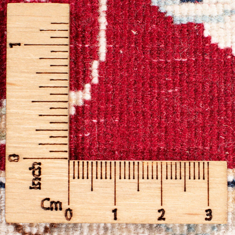Tapis de couloir Tapis persan - Nain - Premium - 304 x 90 cm - rouge