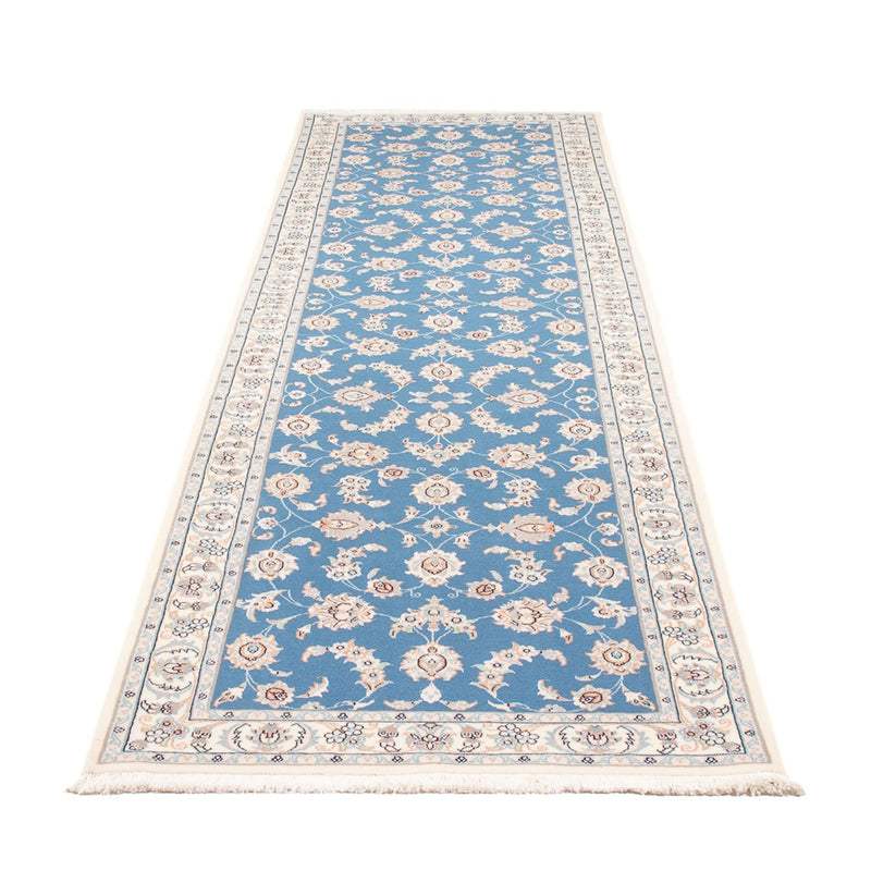 Läufer Perser - Nain - Premium - 312 x 80 cm - blau