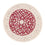 Tapis persan - Nain ronde  - 200 x 200 cm - rouge