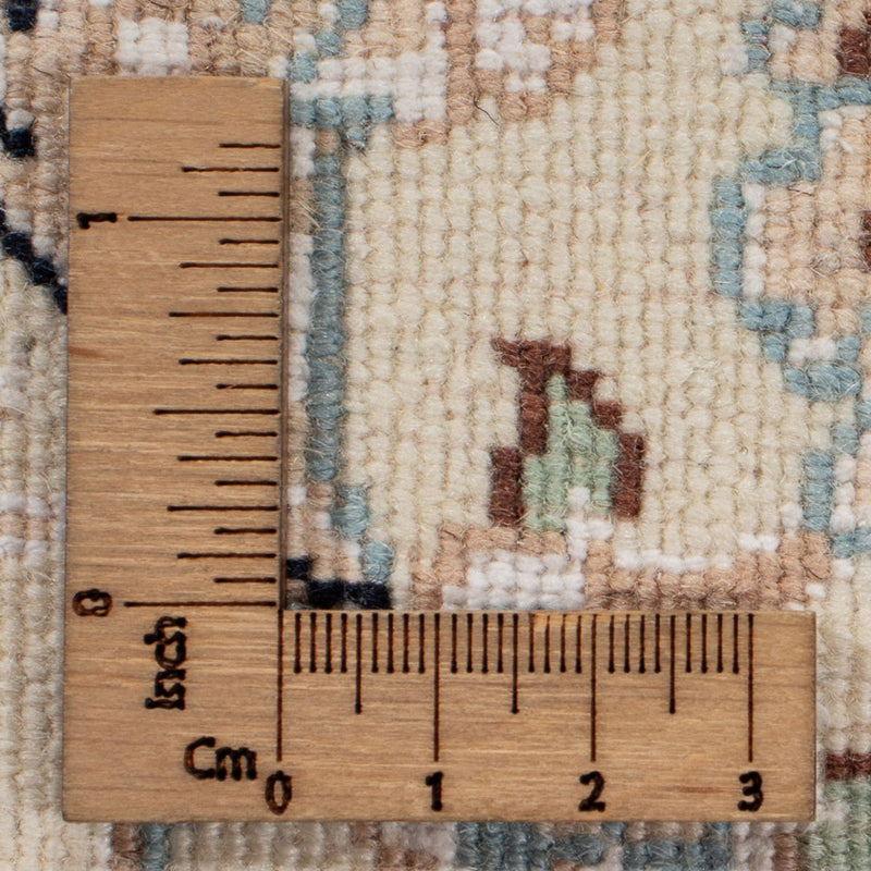 Tapis persan - Nain carré  - 246 x 242 cm - bleu foncé