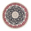 Tapis persan - Nain ronde  - 206 x 195 cm - bleu foncé