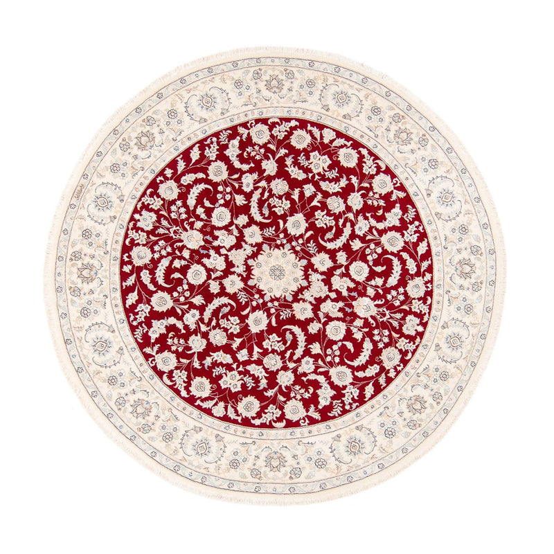 Perserteppich - Nain rund  - 200 x 200 cm - rot