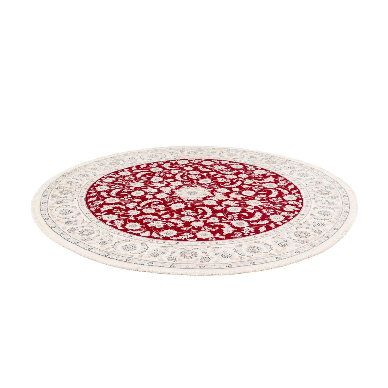 Perserteppich - Nain rund  - 200 x 200 cm - rot