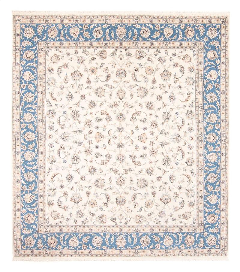 Tapis persan - Nain - 259 x 228 cm - crème