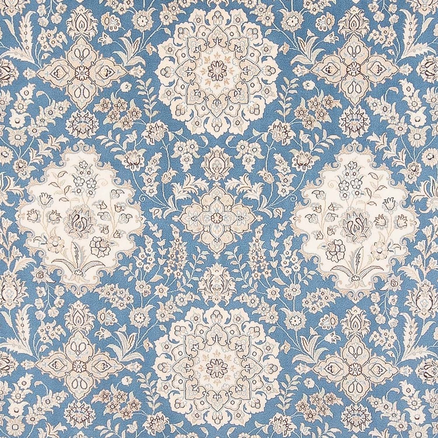 Tapis persan - Nain - Premium - 335 x 247 cm - bleu clair