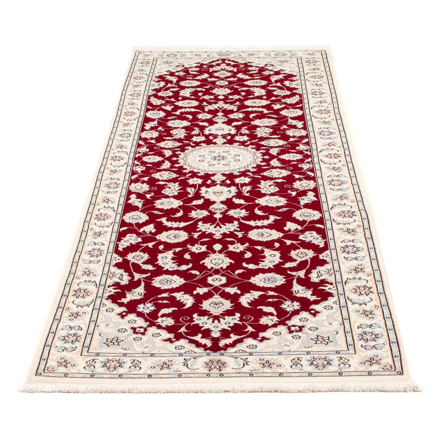 Läufer Perser - Nain - Premium - 248 x 81 cm - rot