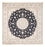 Tapis persan - Nain carré  - 259 x 247 cm - bleu foncé