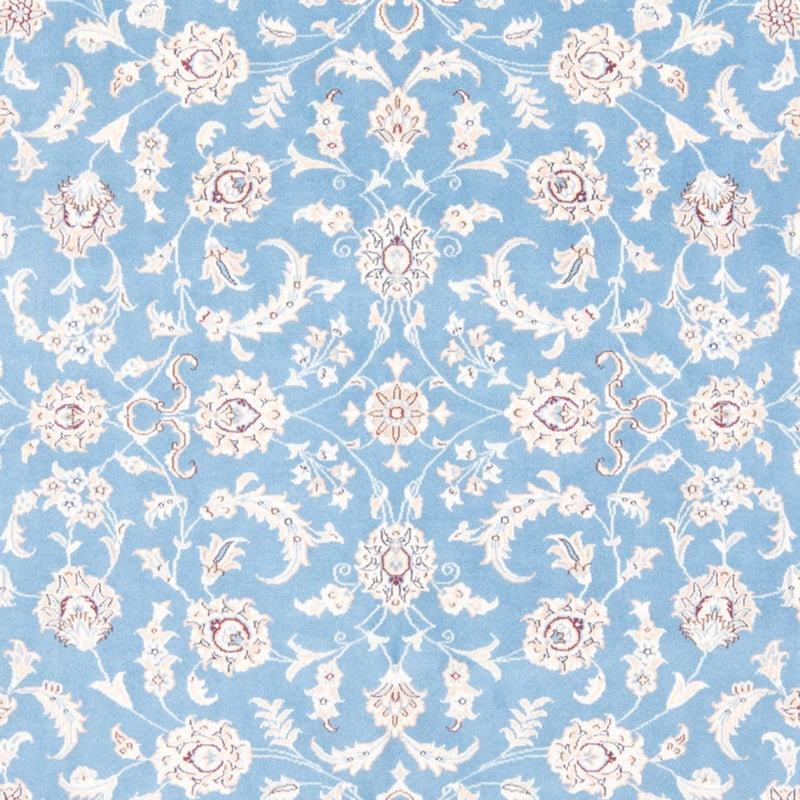 Tapis persan - Nain - Royal - 196 x 150 cm - bleu clair