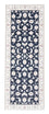 Tapis de couloir Tapis persan - Nain - Royal - 198 x 78 cm - bleu foncé