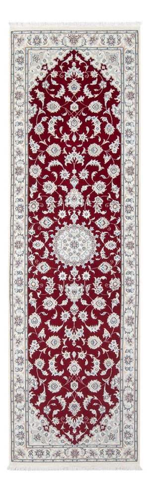 Tapis de couloir Tapis persan - Nain - Premium - 243 x 81 cm - rouge