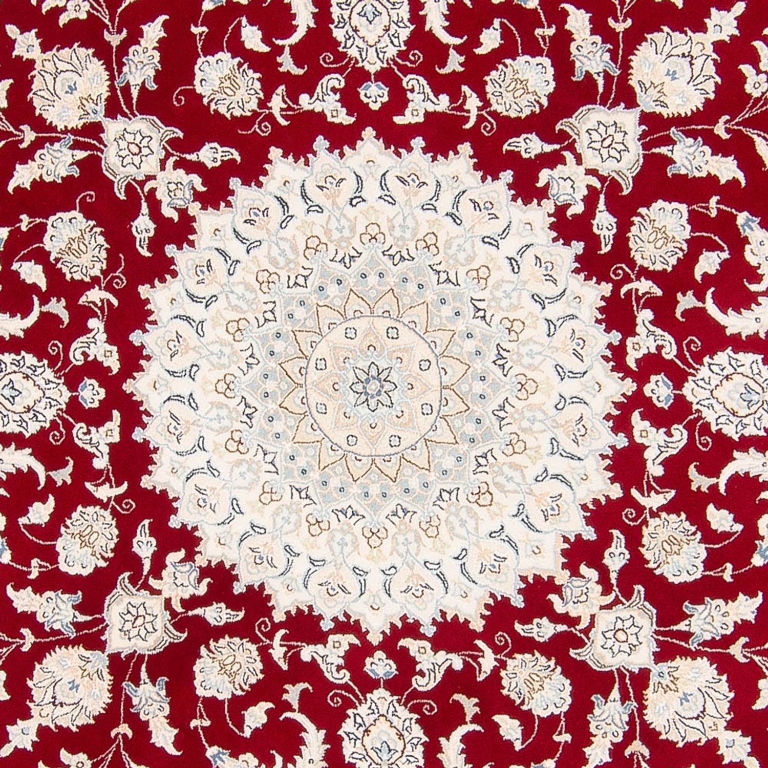 Perserteppich - Nain rund  - 200 x 200 cm - rot