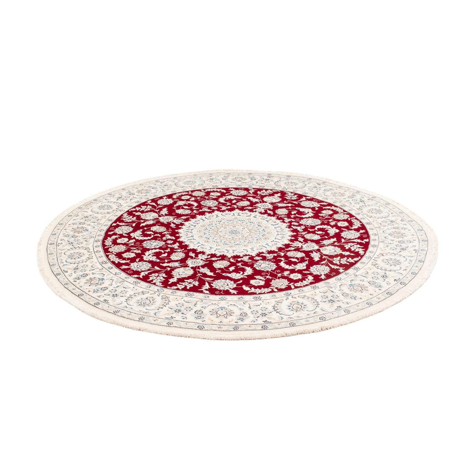 Perserteppich - Nain rund  - 200 x 200 cm - rot