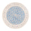 Tapis persan - Nain ronde  - 200 x 200 cm - bleu clair