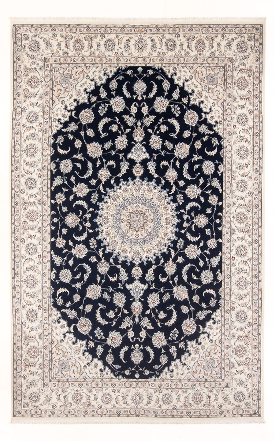 Perserteppich - Nain - Premium - 296 x 196 cm - dunkelblau